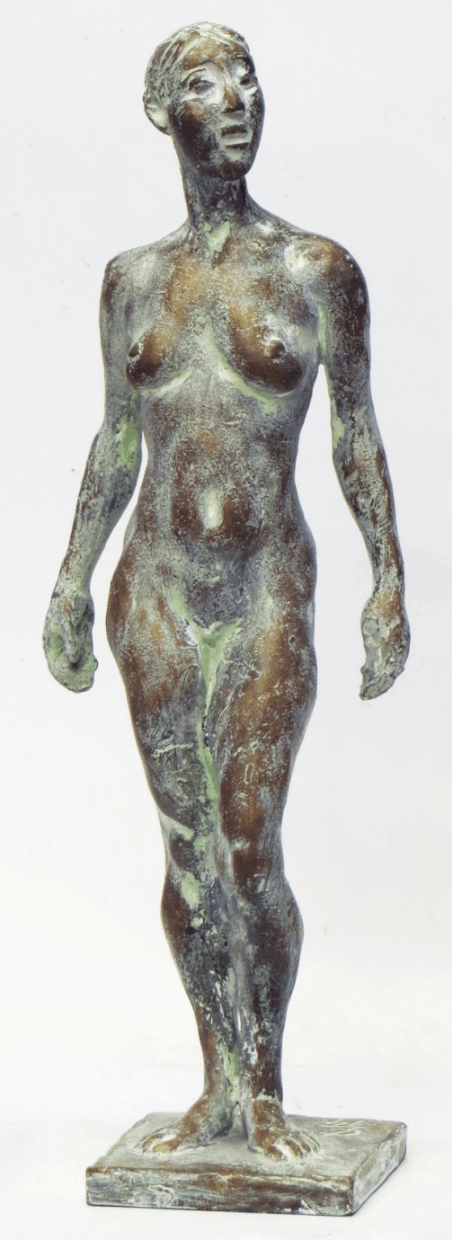 Claus_Lindner_Stehende_1,2014,Bronze,34cm,2500,-